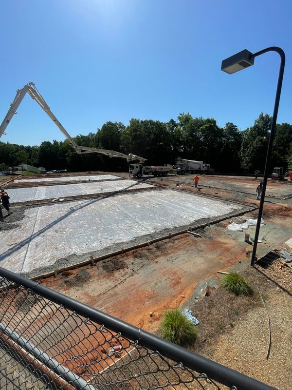 Monolithic slabs/jobs