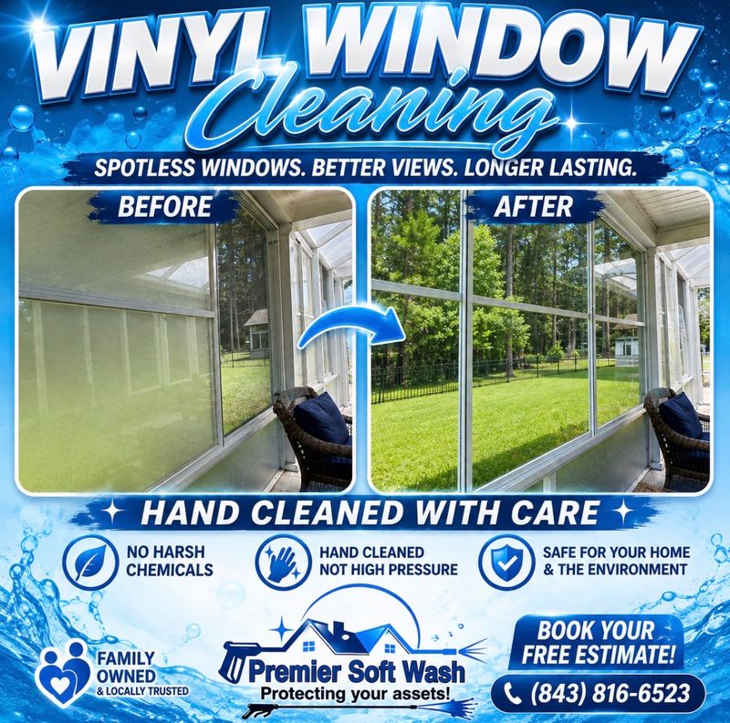 Vinyl winow cleaning