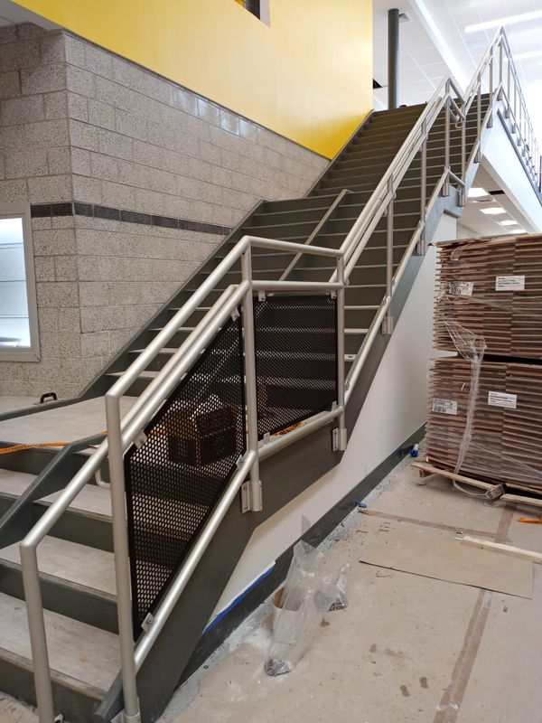 Structural Stair and Rail Erecting