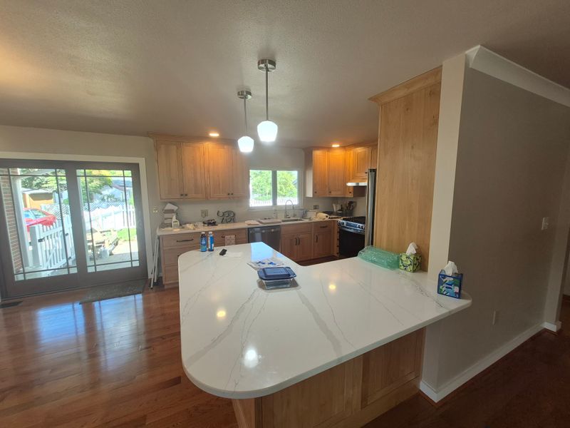Open Concept Kitchen and Living Room