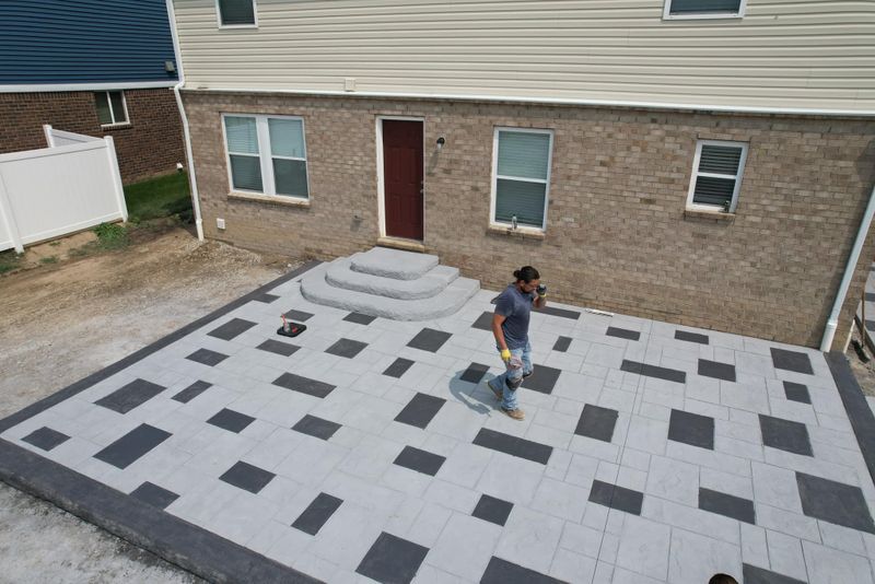 Stamped Concrete Installation