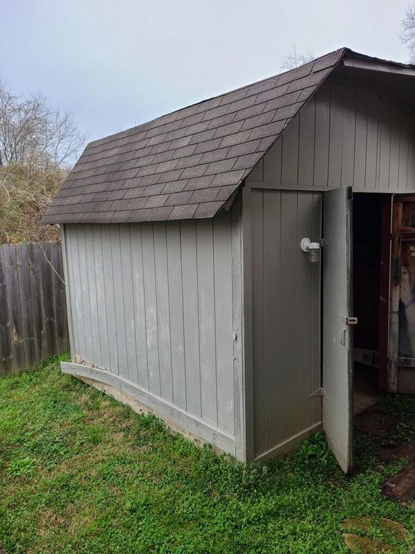 Shed removal