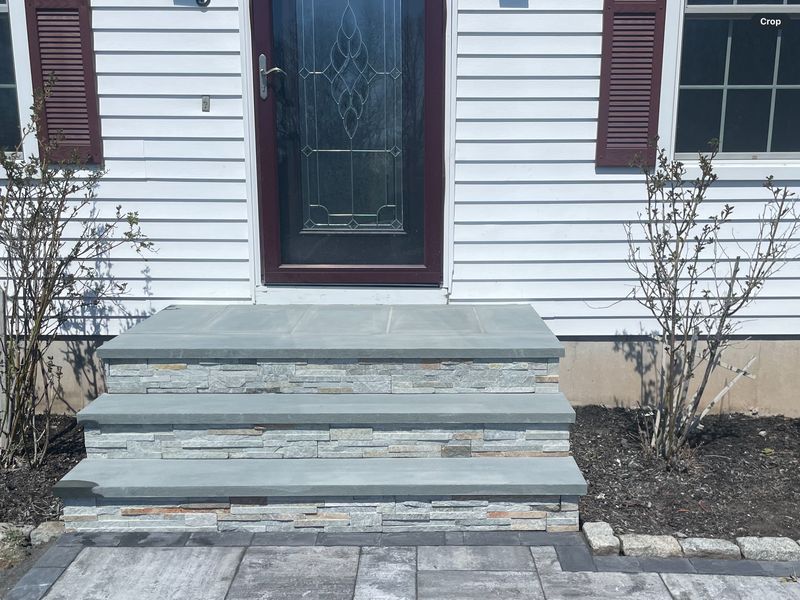 Stonework installation