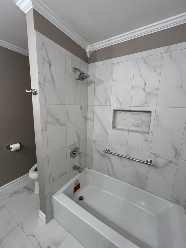 Tile installation