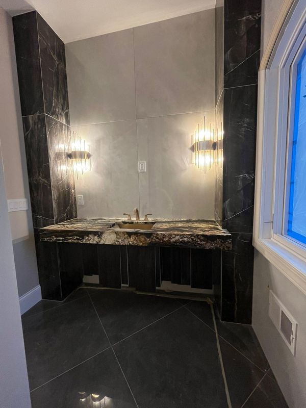 Tile installation