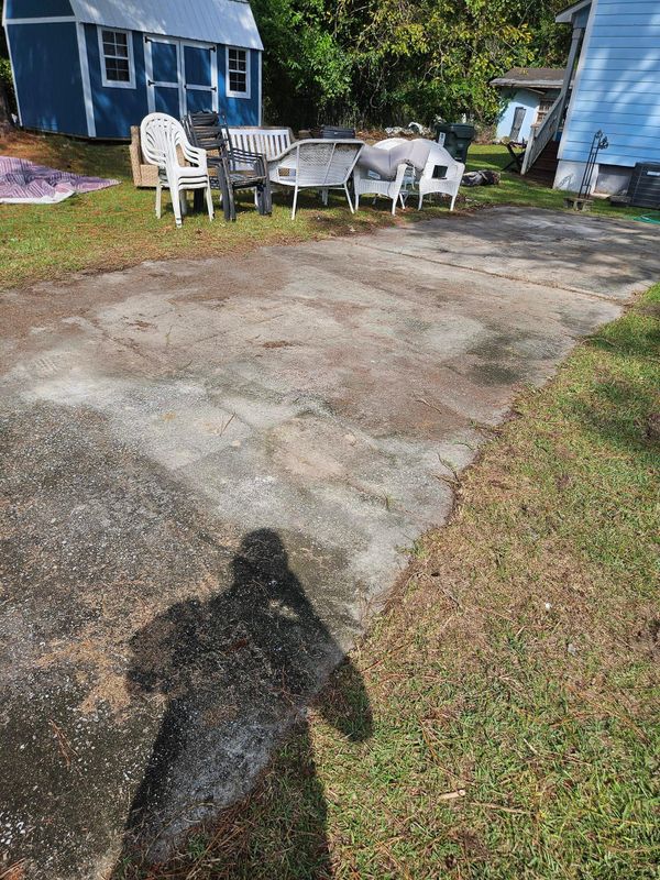 Walkway and driveway cleanup
