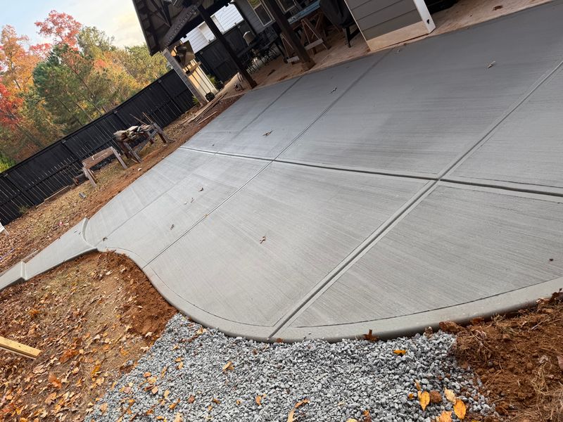 Concrete patios