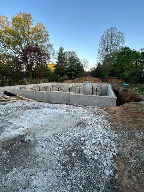 Poured Concrete Walls