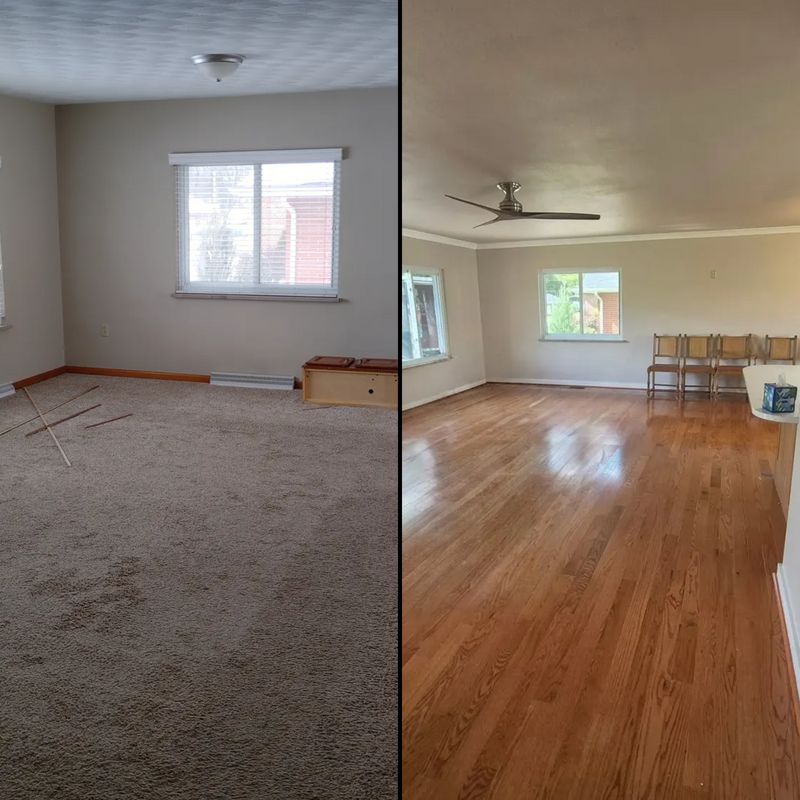 Open Concept Kitchen and Living Room