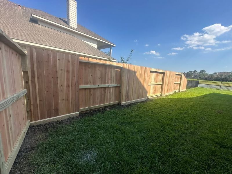 Wood Fence Installation