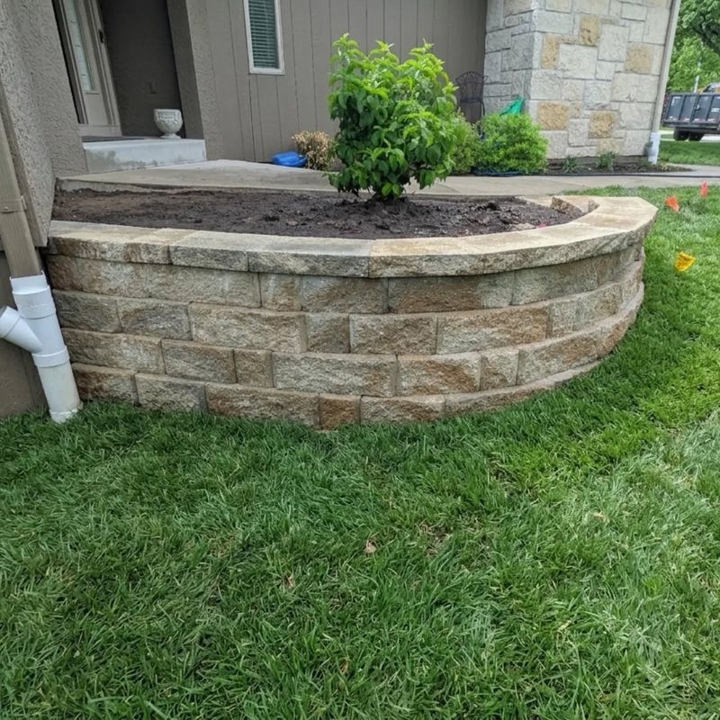 Retaining Wall Installation