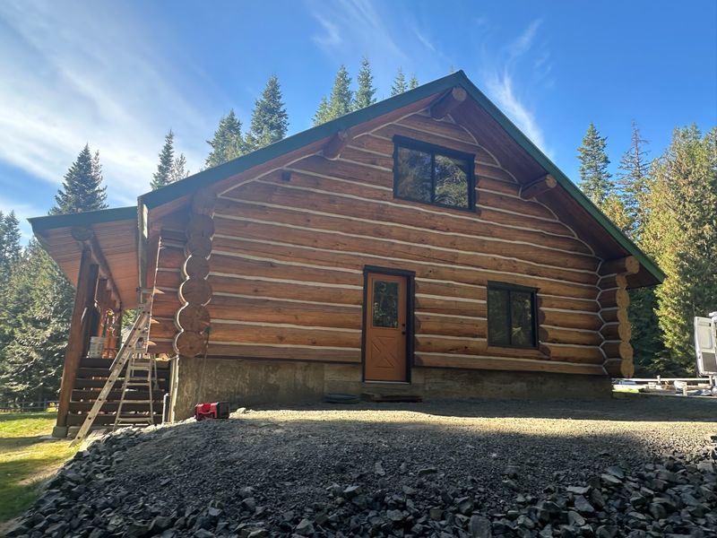 Log Homes Refinishing