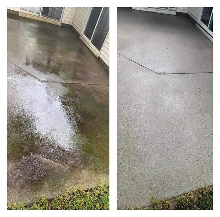 Driveway and Sidewalk Cleaning