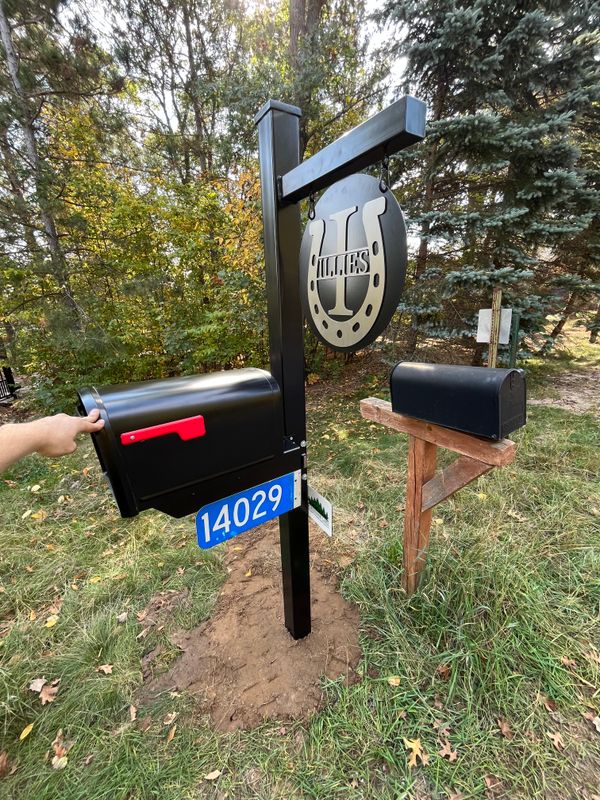 Custom Swing-Clear Mailboxes