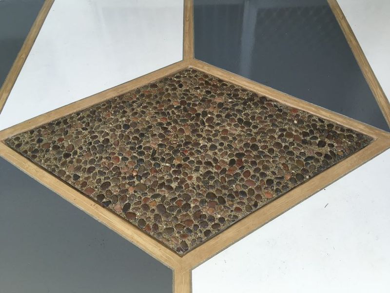 Custom concrete overlay to meet historical requirements