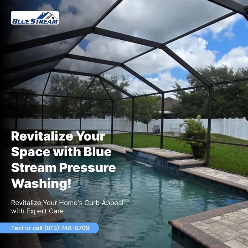 Pool Cage and Deck Pressure Washing