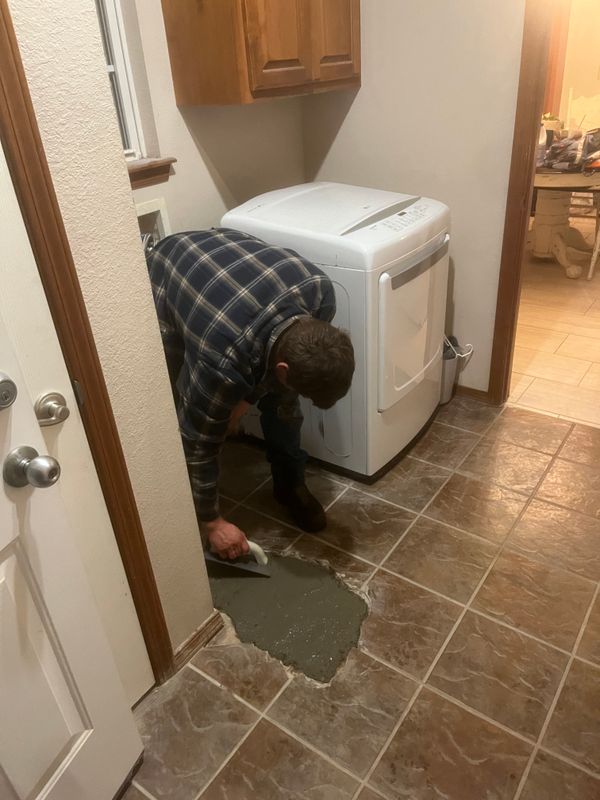 Slab leak repair