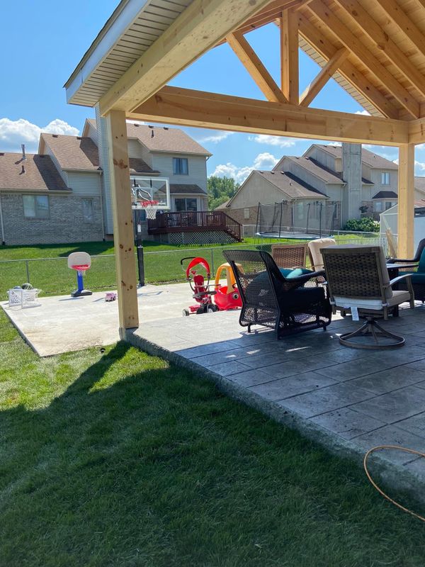 Stamped Concrete Installation