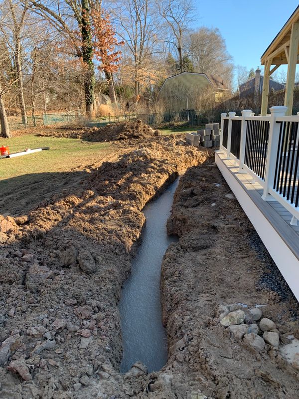 Outdoor French Drains