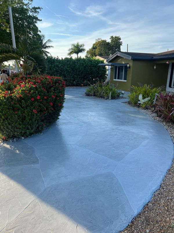 Decorative Concrete Overlay