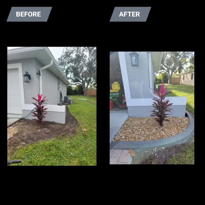 New Landscape Before and After