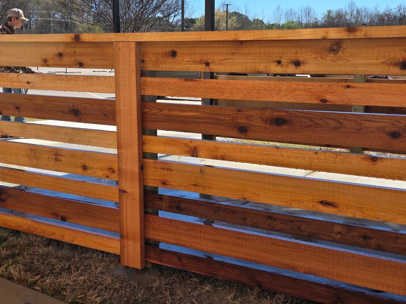 Fence Staining