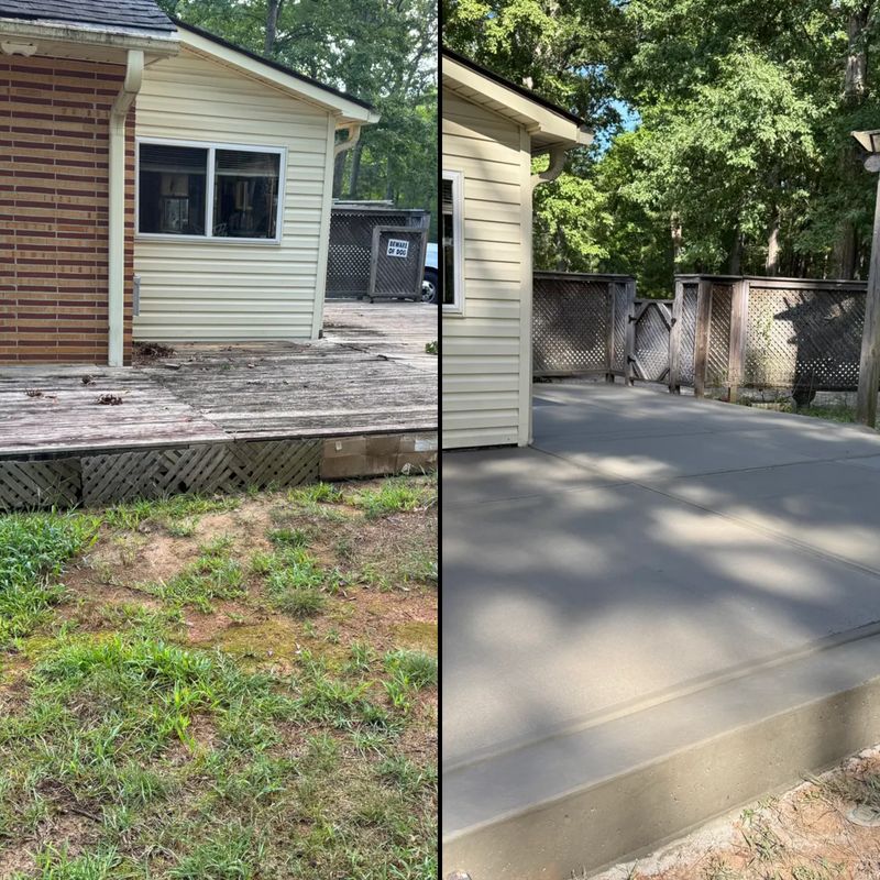 Concrete driveways