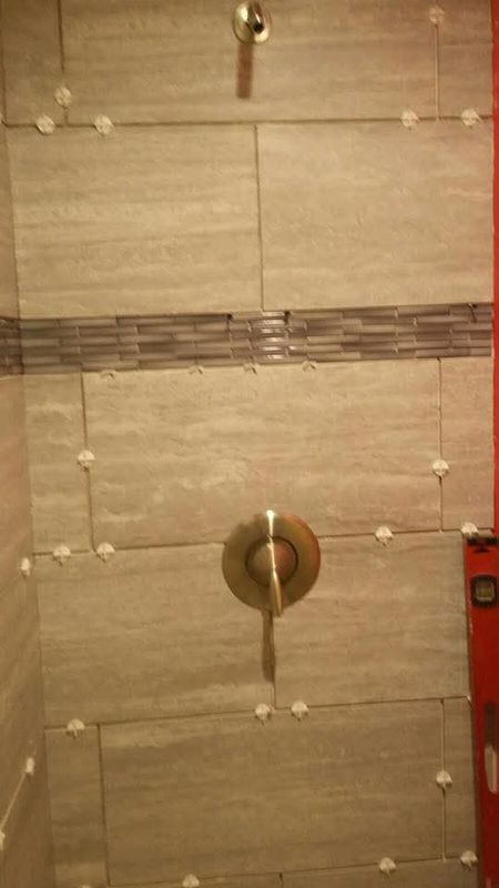 Bathroom Hardware and tile work