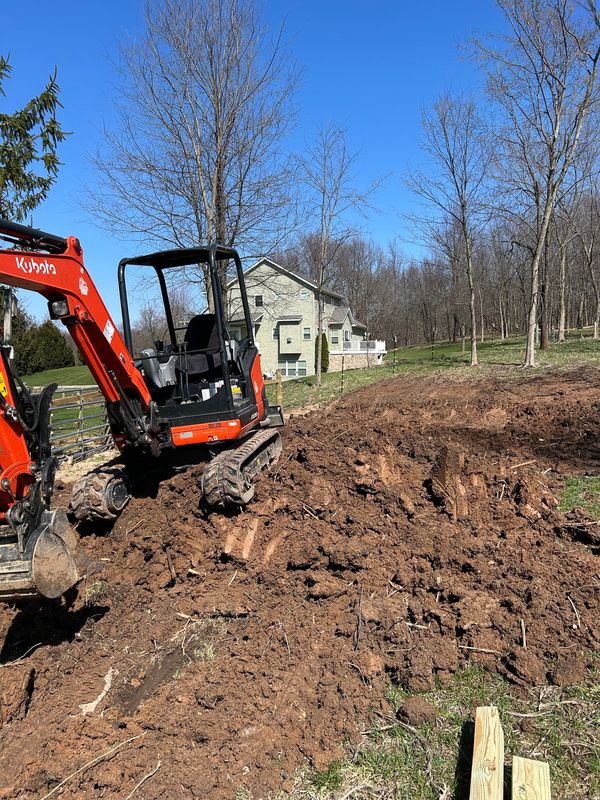 Cleared and Leveled Cattle Landing Area from Scratch