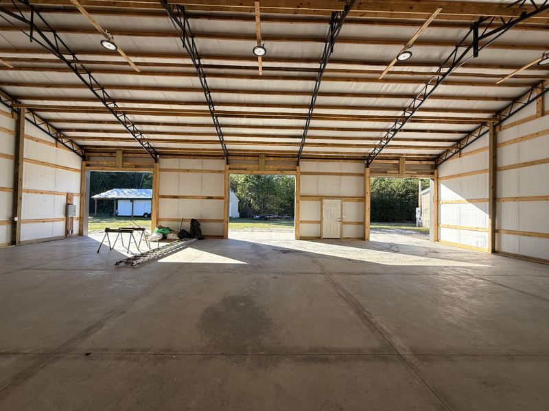 Enclosed Pole Barn