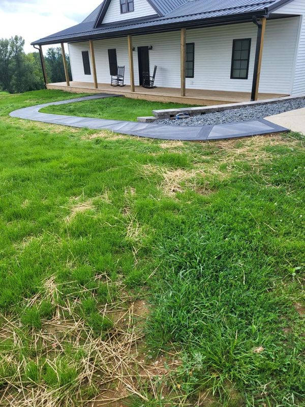 Full Depth Custom Carved Concrete