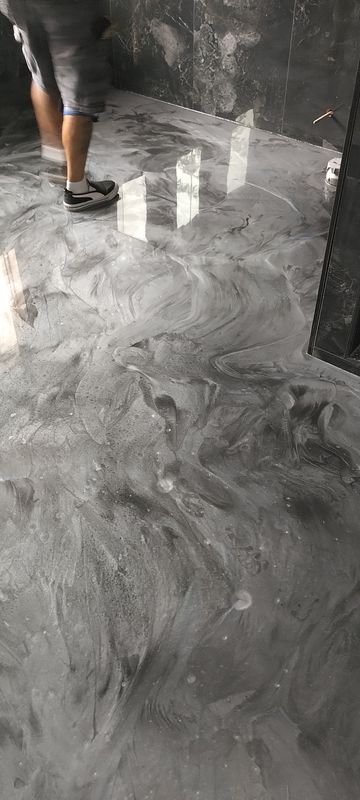 Epoxy floors and countertops