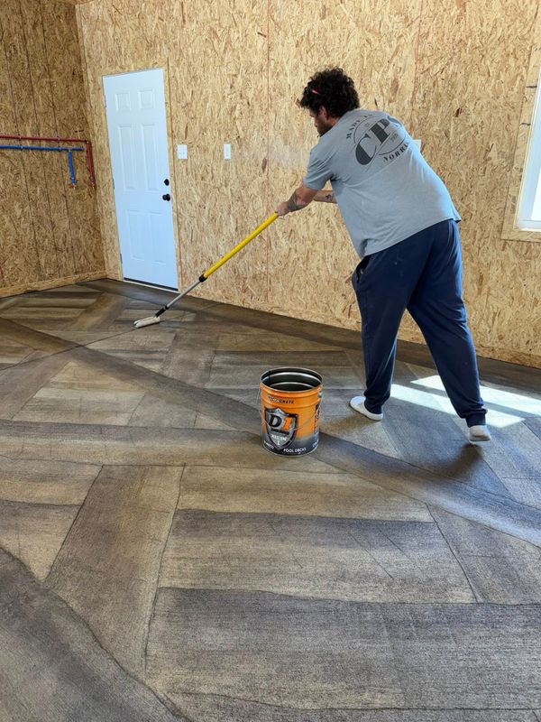 Full Depth Custom Carved Concrete