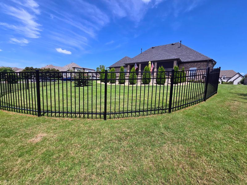 Ornamental Fence install