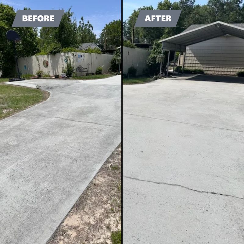 Driveway and Sidewalk Cleaning