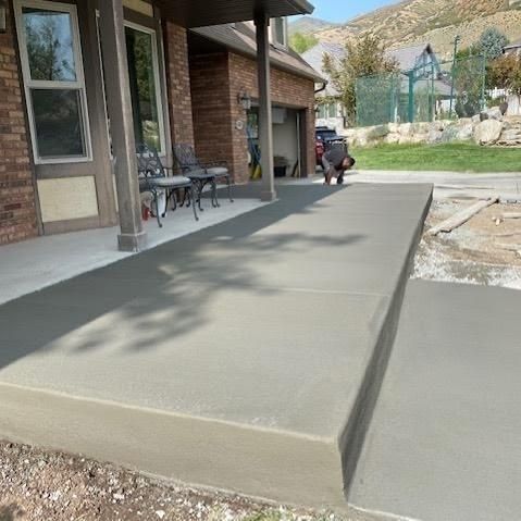 Back Patio/Stamped Color