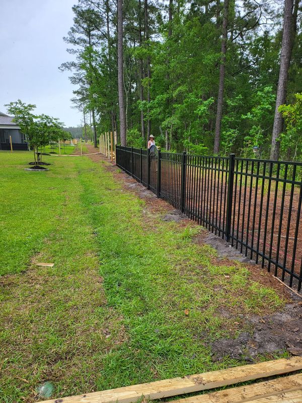 Black Aluminum Fences