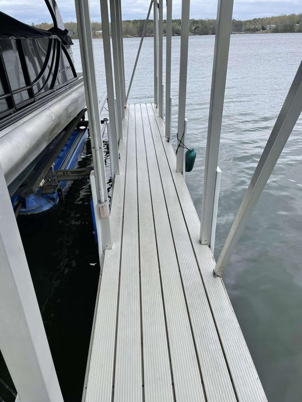 Lake Dock Pressure Washing