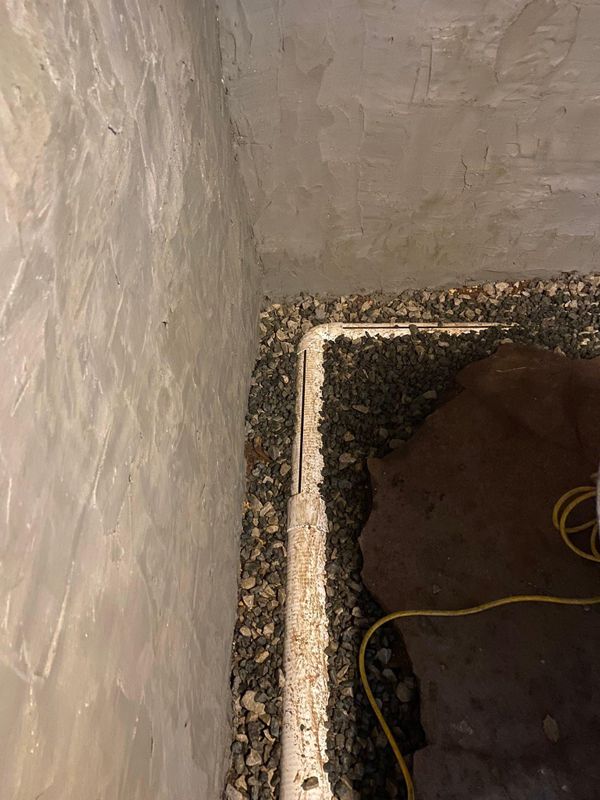 Basement waterproofing/interior and exterior French drainage system installation