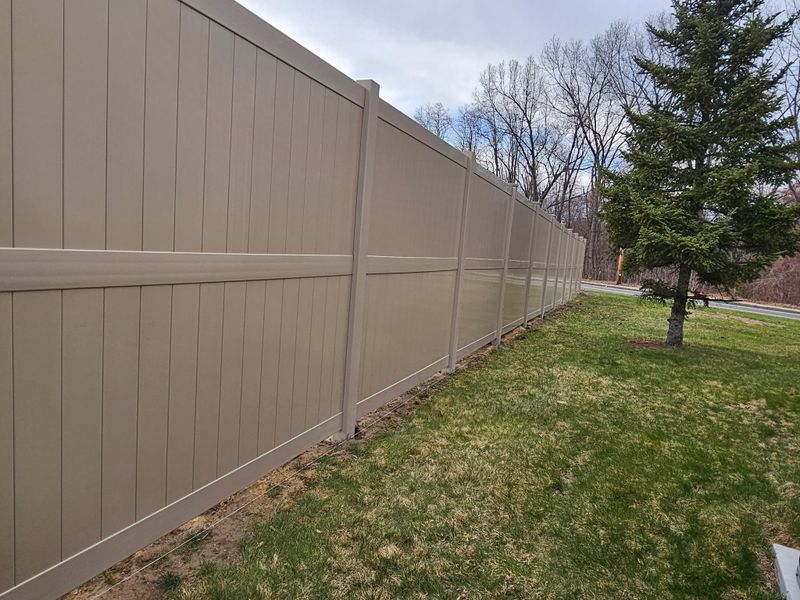 Stunning Privacy and Durability: Fencescapes LLC's Premium Vinyl Fence Installation