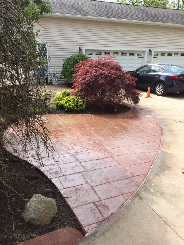 Stamped Concrete Installation