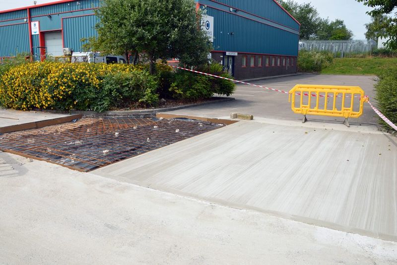 Concrete slab Installation