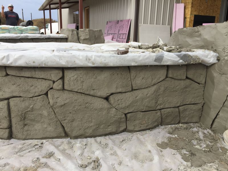 Custom Carved Concrete