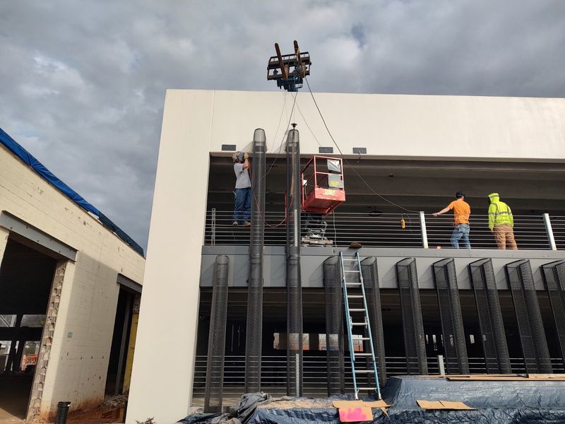 Structural Stair and Rail Erecting