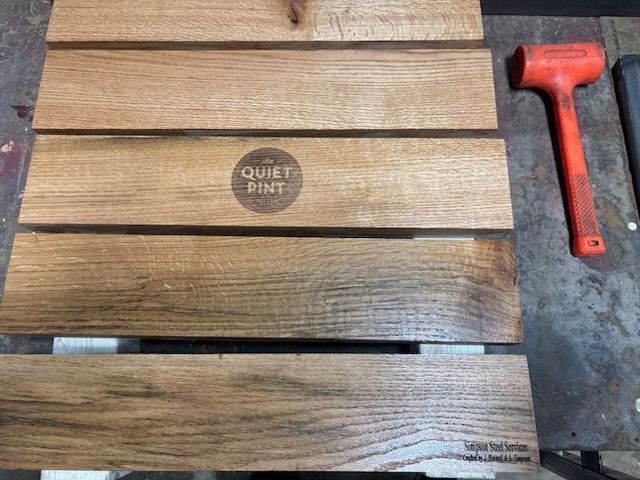 Elevating Ambiance: Custom Steel Tables for The Quiet Pint Tavern in Winston Salem, NC