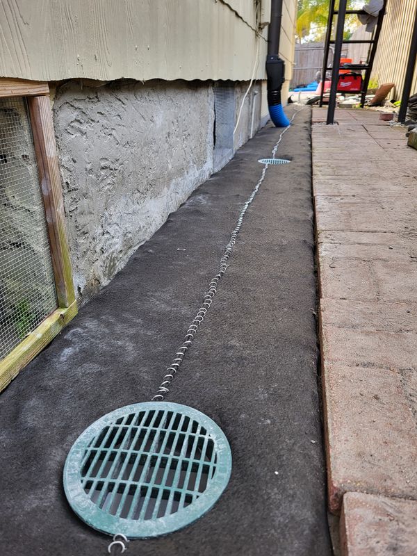 French Drain Installation