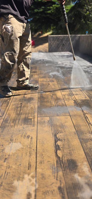 Stamped Concrete Installation