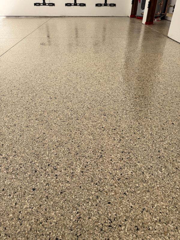 Terrazzo flooring