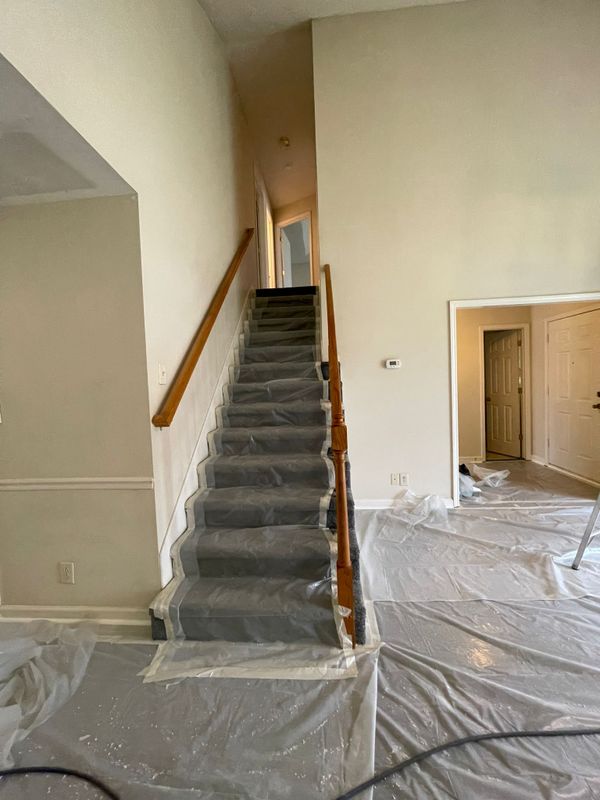 Pop corn roof removal and general interior painting Clarksville TN