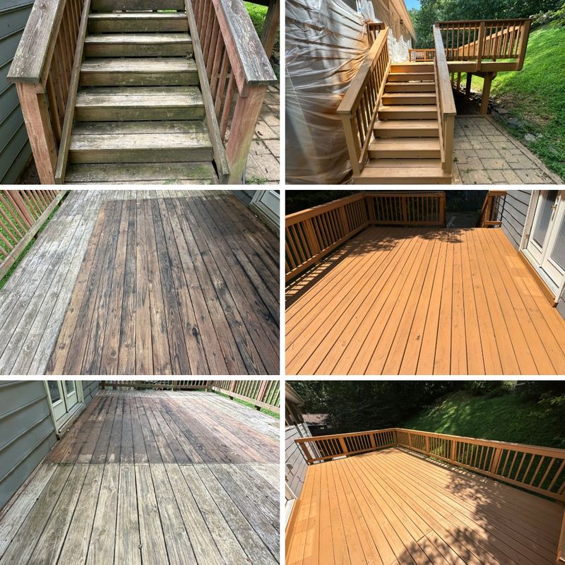 Deck Cleaning Sealing And Staining